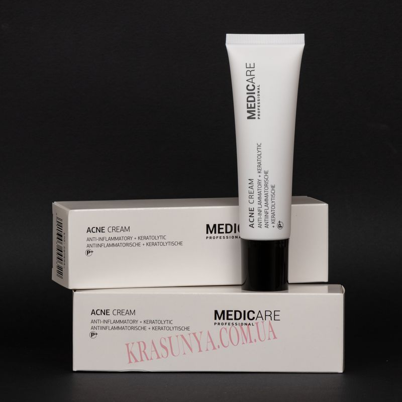 Крем для проблемної шкіри ACNE CREAM Anti-Inflammatory + Keratolytic Medicare Professional