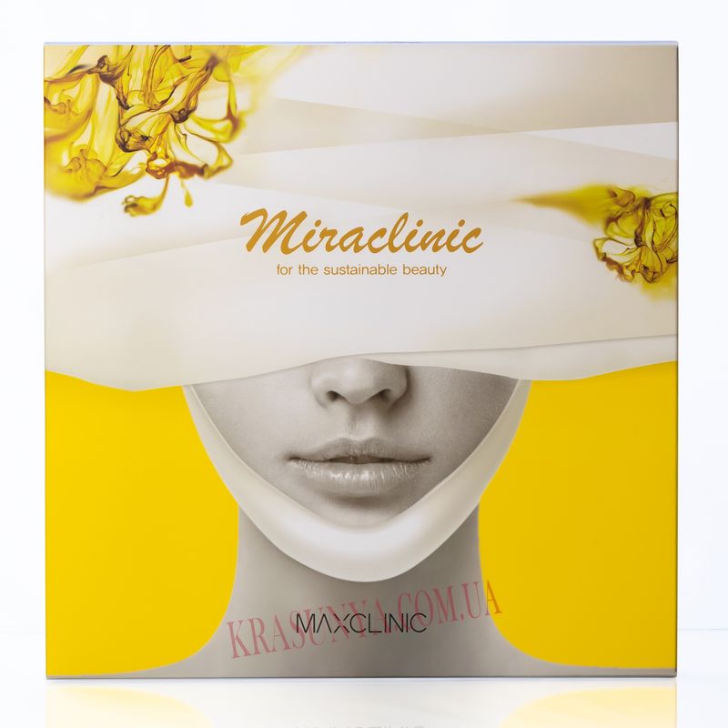Набор: Контуромоделирующая ампульно-гипсовая маска Miraclinic Ampoule Gypsum Mask Maxclinic