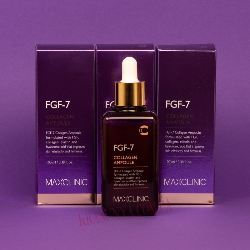 Ампула для підвищення еластичності шкіри FGF-7 Collagen Ampoule Maxclinic