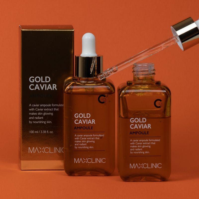 Поживна та зволожуюча ампула Gold Caviar Ampoule Maxclinic