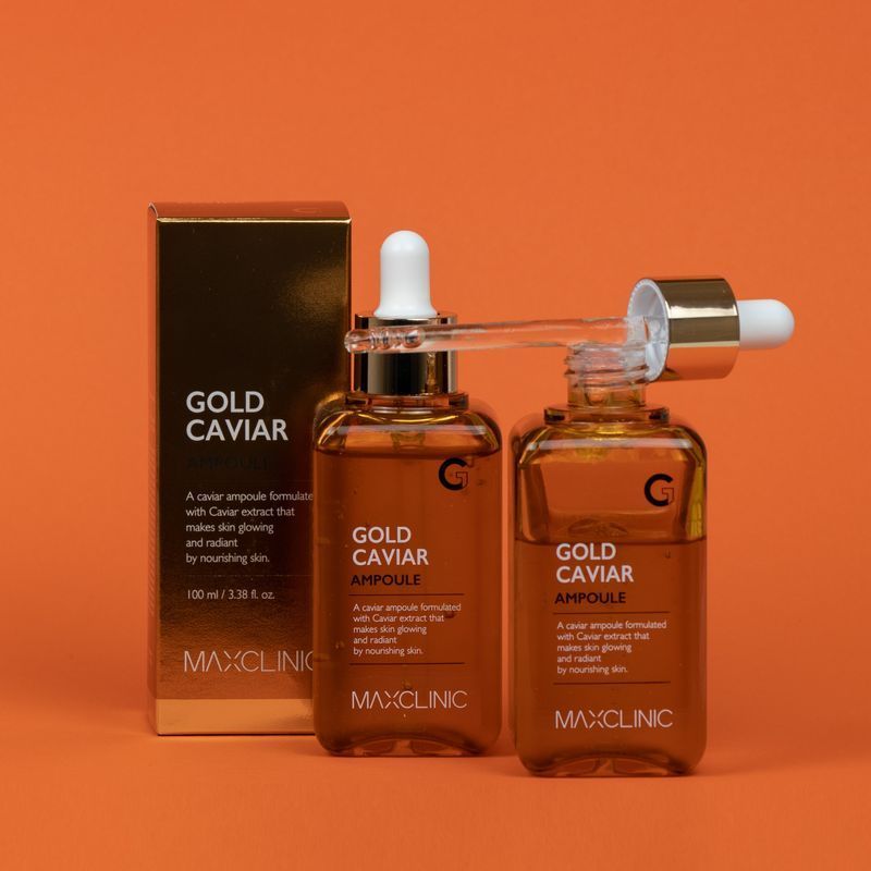 Поживна та зволожуюча ампула Gold Caviar Ampoule Maxclinic