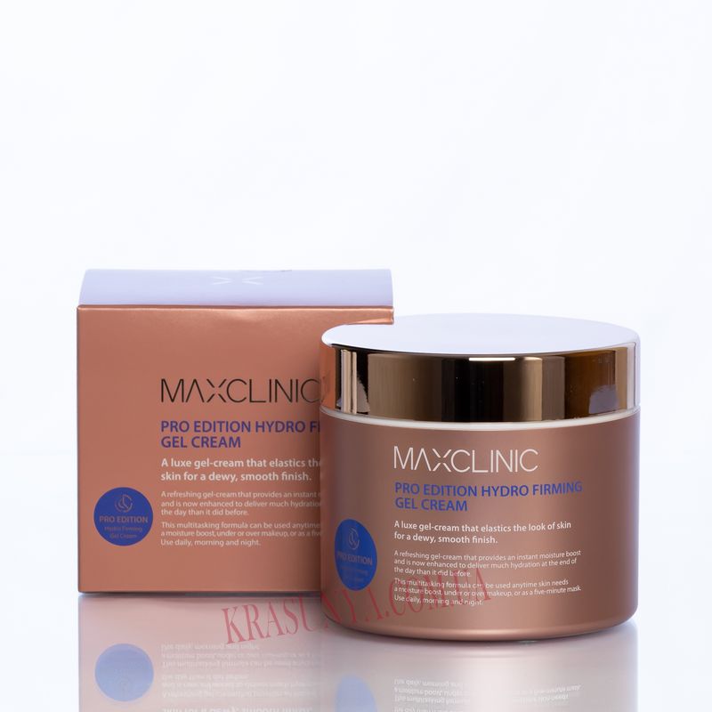 Укрепляющий крем-гель для восстановления эластичности кожи лица Pro Edition Hydro Firming Gel Cream Maxclinic