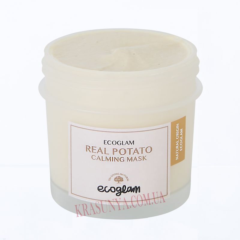 Маска для сияния кожи ECOGLAM Real Potato Calming Mask Maxclinic