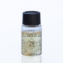 Высококонцентрированная сыворотка для лица с коллагеном в капсулах Gold 28 Drop Maxclinic, 1 ампула