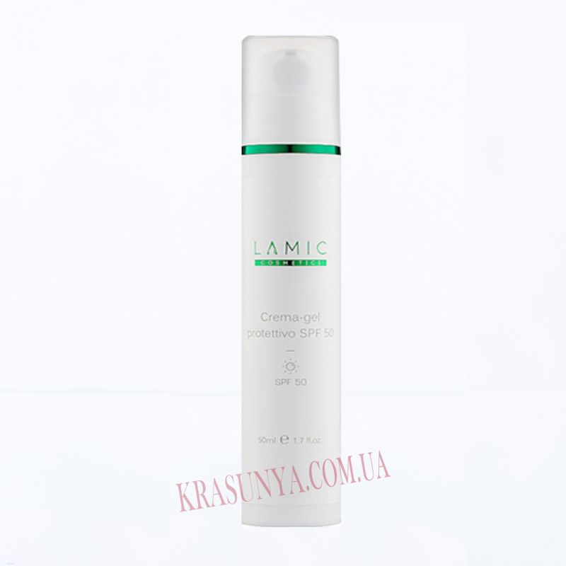 Сонцезахисний крем-гель Crema-gel protettivo SPF 50 Lamic Cosmetici